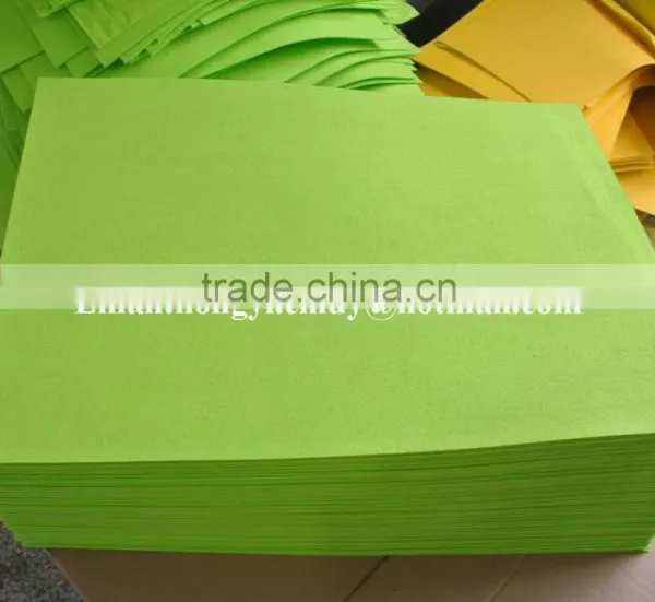 Green Color Needle Punched Nonwoven Fabric Super Water Absorbent Floor Mop Cloth photo-5
