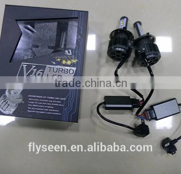 V16 Car Led Head Light h4 photo-3