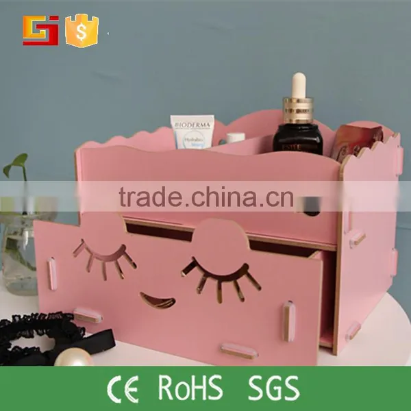 HOME-GJ Hot Sale Pink Decorative Storage Boxes Wholesale, Exquisite Design Makeup Storage Box photo-5