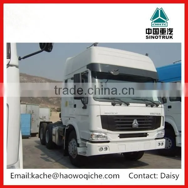 2016 New 80ton Sinotruk 371hp Howo 6x4 Tractor Truck for Ethiopia Market photo-3