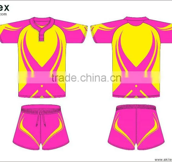 Sublimation Rugby Jersey Dry Fit Fabric photo-3
