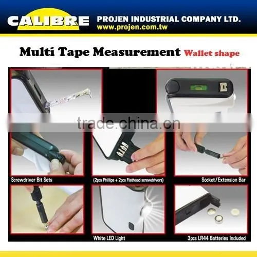 CALIBRE Promotion Gift Mini Multi Tools With Screwdrivers Multi Function Tool With Spirit Level