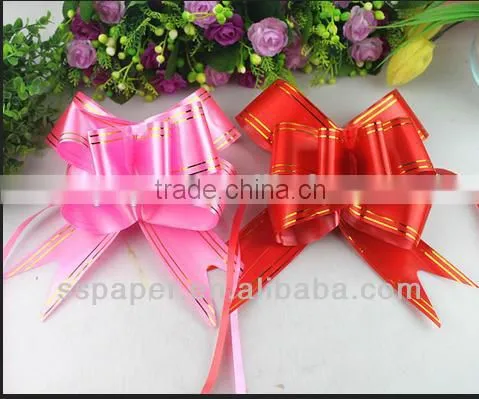 Hot Sell Poly Ribbon Star Bow Plastic Bow Tie for Gift photo-2
