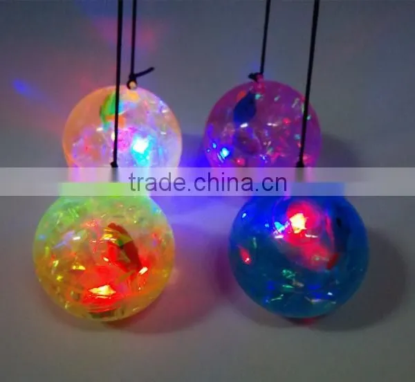 Gltter Bouncing Ball With Water 65mm LED Light up Flashing LED Animal Bouncy Ball photo-4