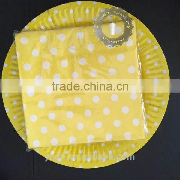 Disposable Party Paper Plate Paper Cup Paper Straw Napkin photo-4