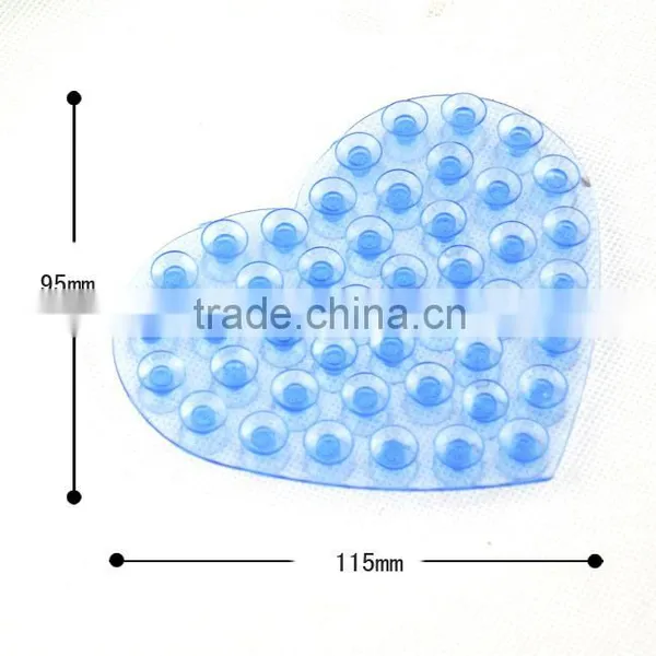 Big Heart Shape Magic Double Side Pvc Suction Cup Lifter photo-4