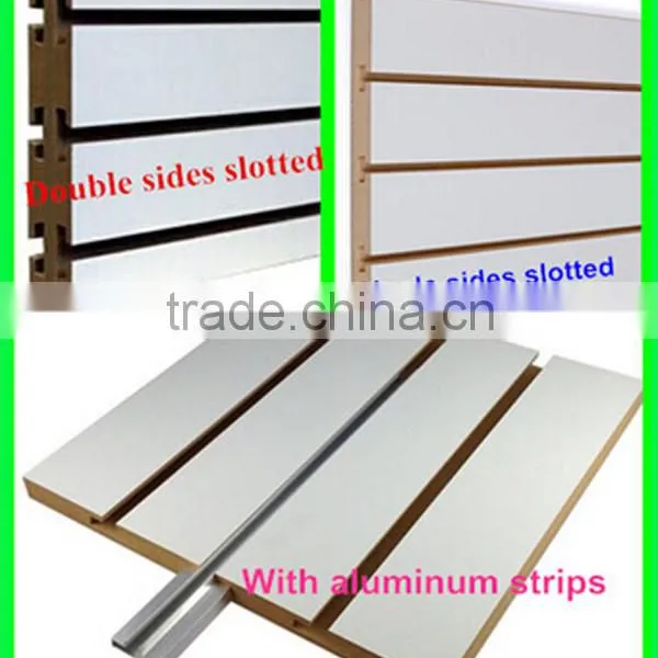 Wholesale MDF Slatwall Slotted Wood Panel/Board for Stores photo-3