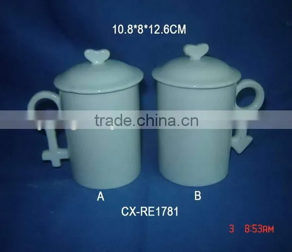 Ceramic Decal Mug for Valentine's Day, Couple Mug photo-6