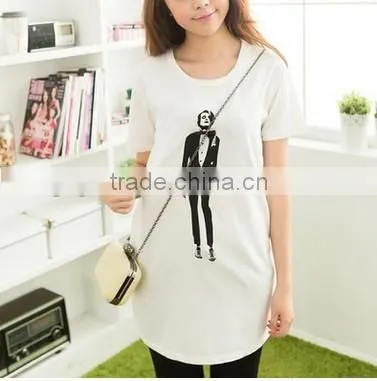 Fat Women T-Shirt Plus Size Women Clothing Female Large Big-Size Clothing Loose Tops