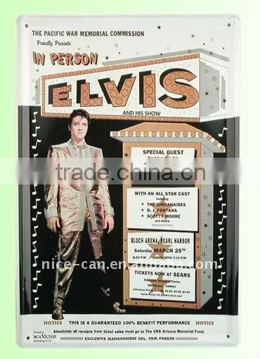 2016 New Decorative Rectangular Shape Metal Crafts Vintage Tin Signs photo-3