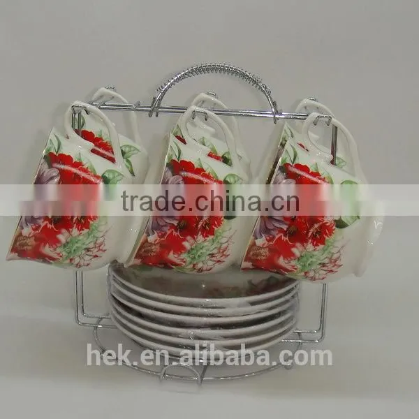 Personalized New Design Coffee Tea Mug ,porcelain Cup and Saucer photo-6