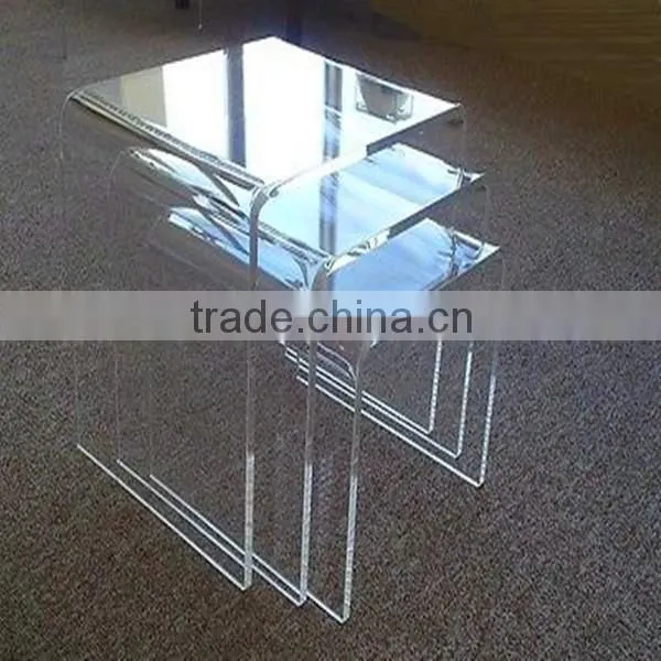 hot sale clear plexiglass console table prices