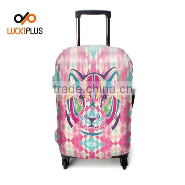 Luckiplus Resilient Spandex Trolley Case Cover Thick Elastic Luggage Cover photo-4