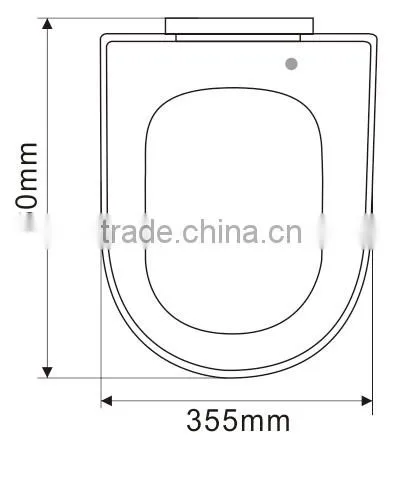 Bathroom Fitting Quality Slowly Down Toilet wc Seat And Cover photo-2