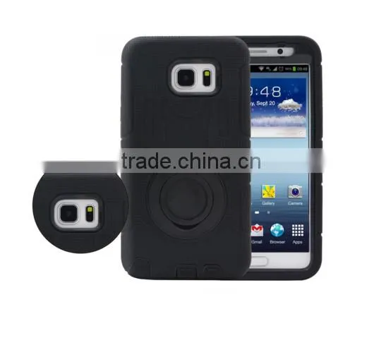 For Galaxy Note5 Case Holster Case Cover Dual Layer Armor Defender Protective Cover With Kickstand Ring Holder Holster Case photo-2