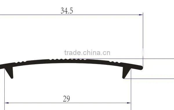 Aluminum Carpet Edge Trim/wooden Floor Trim/carpet Edge Nosing photo-4