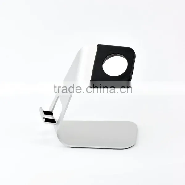 DuoStand Aluminum Charge Station Stand for Apple Watch & IPhone, Gold New photo-2