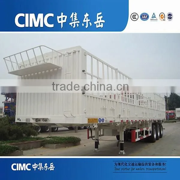 Algeria Import From Chian CIMC Stake Fence Semi Truck Trailer photo-4