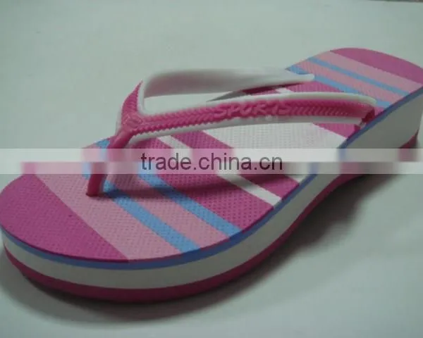 663 LOULUEN Wholesale EVA Woman Fancy Slippers Ladies High Heel Flip Flops photo-6