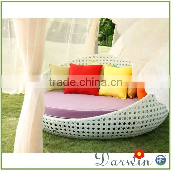 Fashionable Rattan Wicker High End Beach Hammock Daybed photo-2