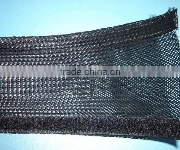 A/V Cables Management- Braided Wrap With Hook and Loop Fastener photo-6
