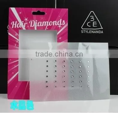 Fashion Style Hair Diamond Hair Extensions Hair Bling Crystal photo-3