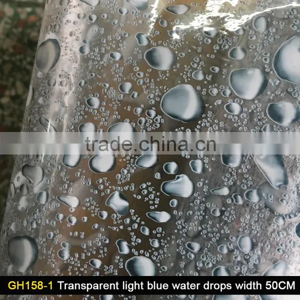 PVA Water Transfer Printing Film Waterdrop Pattern GH158-1 / Hydrograhic Printing Film Width 50cm photo-2