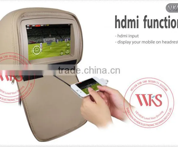 9inch Rear Seat Entertainment With HDM Input Black/Beige/Grey photo-4
