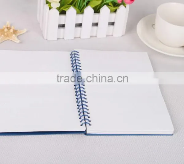 Custom Printing 2015 Aluminum Cover Diary Blue Spiral Notebook photo-3