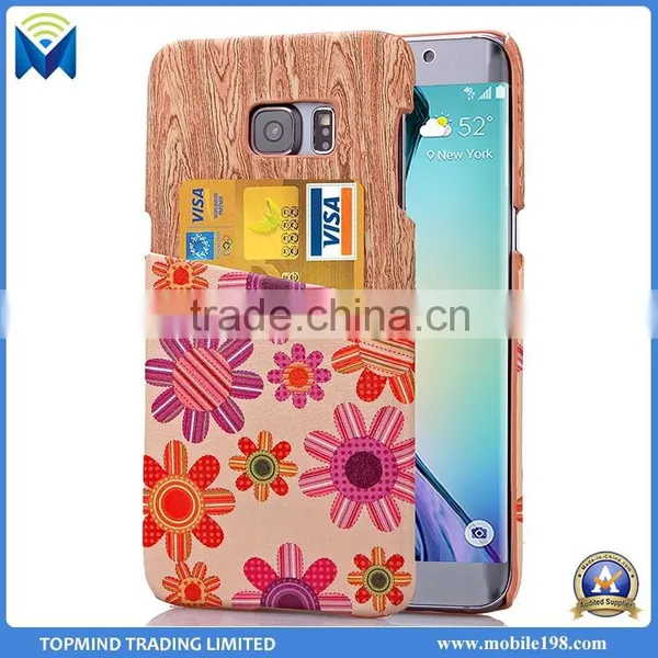High Quality PU Leather Back Cover Case for Samsung Galaxy S6 Edge Plus photo-6