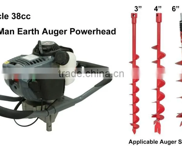 Thunderbay Y38 4-cycle 38cc One Man Earth Auger/ Auger for Earth Drilling photo-2