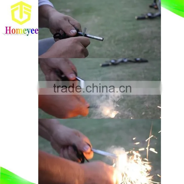 Outdoor camping bbq fire starter magnesium flint stone fire starter