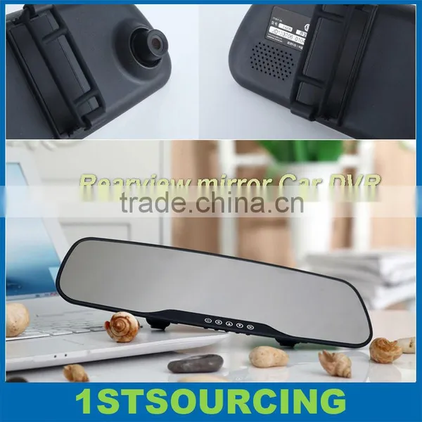 Rearview Mirror Car Video Recorder , Digital Video Recorder