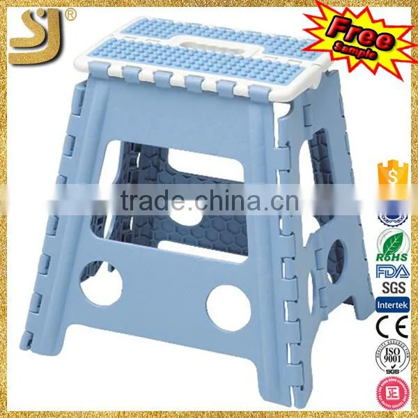 Wooden Folding Step Stool, Plastic Foldable Travel Stool, Modern Plastic Folding Stool photo-3