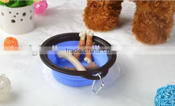 Durable Silicone Bowls for Pets/collapsible Silicone Pet Bowl photo-2