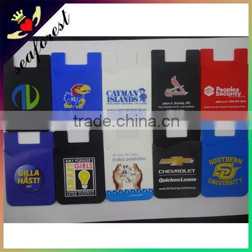 3m Sticky Silicone Card Holder,silicone Credit Card Holder,silicone Smart Wallet for Mobile photo-4