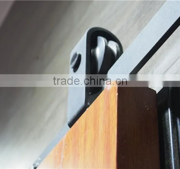 Balcony Sliding Glass or Wooden Frame Barn Doors Design photo-3
