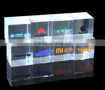 Clear Acrylic Logo Block , Acrylic Brand Block photo-2