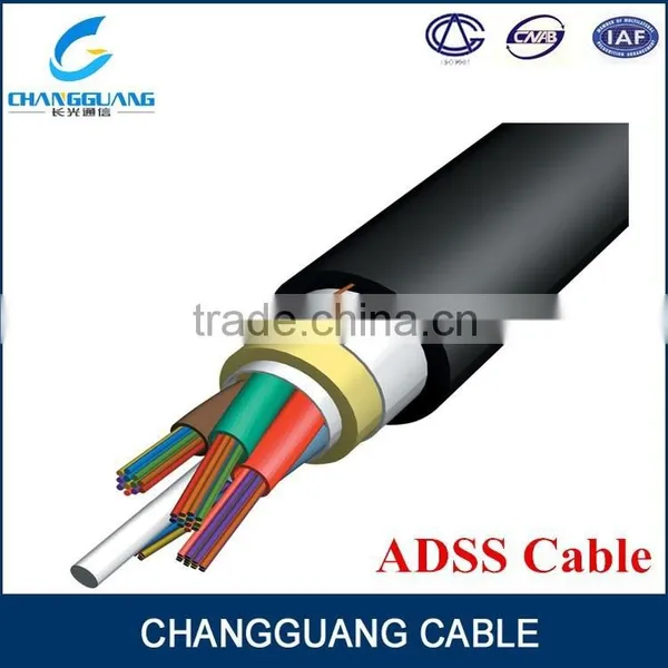 Multi Core Adss Aerial Self Supporting Adss Fiber Optic Cable photo-2