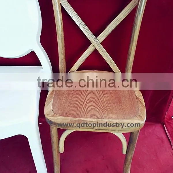 Cross Back Curved Dining Chair photo-3