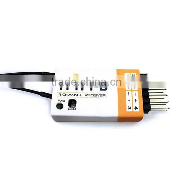 FrSky 4CH 2.4G TFR4-B Futaba FASST Compatible Receiver With CPPM&RSSI for FrSky Transmitter