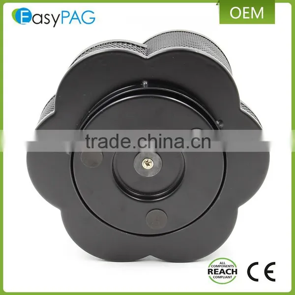 China Factory Made Desktop Fancy Custom Rotating Metal Mesh Pen Holder photo-6