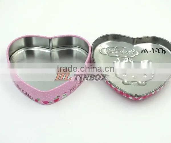 Heart Shape Cartoon Tin Can for Candy Chocolate Gift photo-2