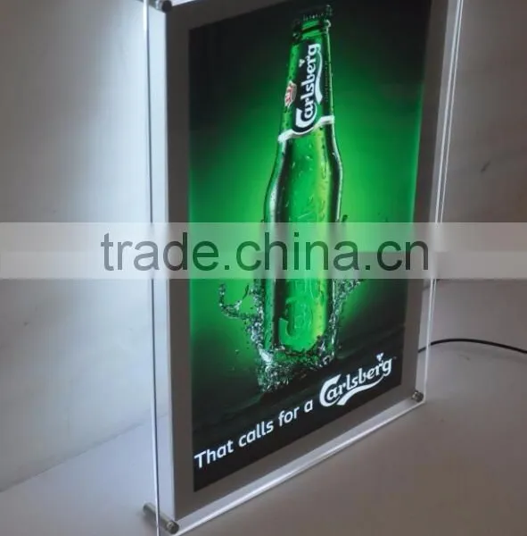 Advertising Product Acrylic Led Light Box Crystal Solar Led Display photo-3