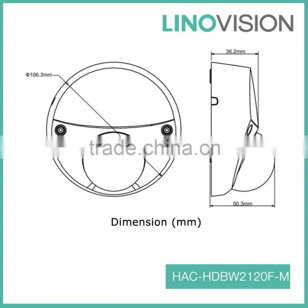 Vandal-proof IP67 1.3MP 720P Bulid-in Mic IR HDCVI Mobile Camera photo-2