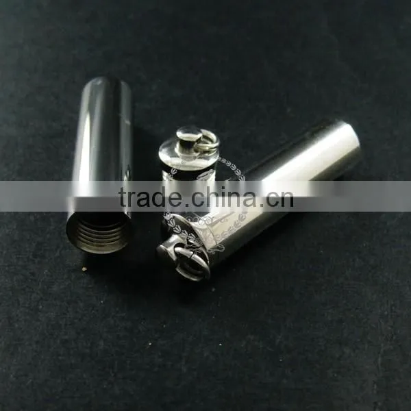 10x45mm 316L Stainless Steel Perfume Tube Box Screw Top Wish Vial Pendant Charm DIY Jewelry Supplies 1820248 photo-5