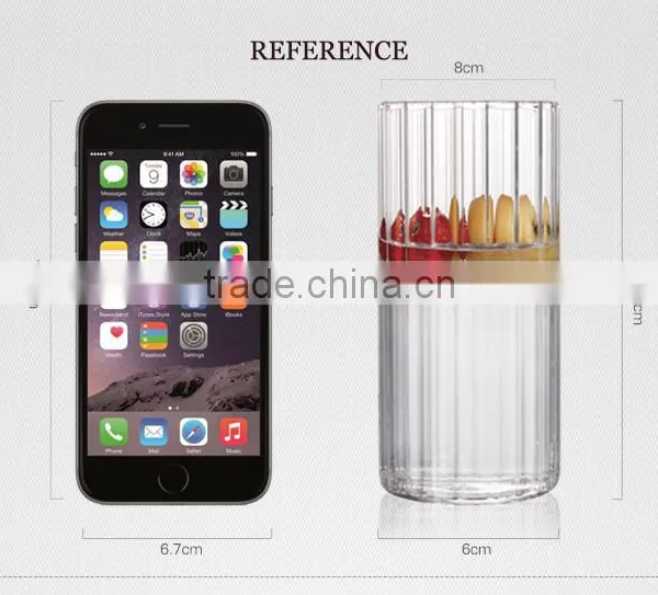 300ml Handmade Glassware Borosilicate Clear Glass Tea Cups photo-4