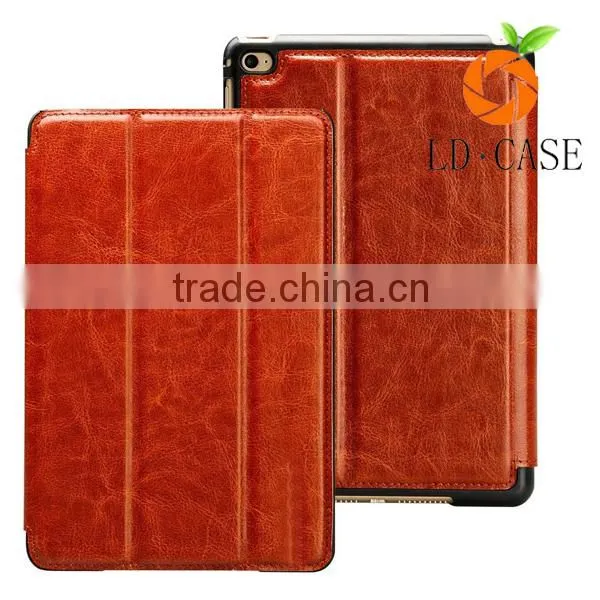 Business Style Leather Flip Cover Auto Wake/ Sleep Smart Case for Ipad Air photo-6