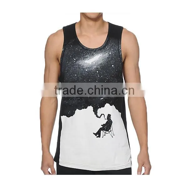 Custom Wholesale Printing Mens Tank Top photo-4