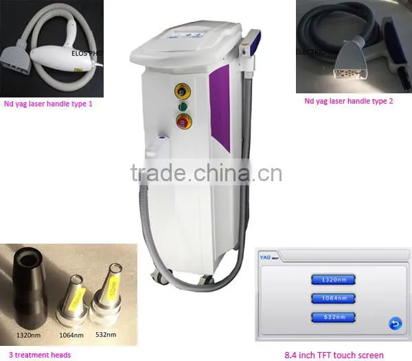Best Vertical Laser Tattoo Removal Machine/nd 1064nm Yag Laser Tattoo Removal (3 Year Warranty) 0.5HZ photo-2